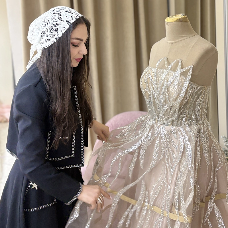 سفارش لباس مجلسی مزون دلی شاین