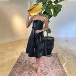 پیراهن دکلته رز /شکوه ظرافت
