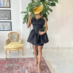 black dress