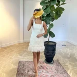 پیراهن یقه خشتی سلینا