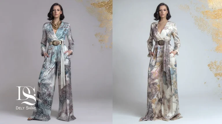 کلاژ قبل و بعد از اصلاح فیت؛ اشتباهات رایج در انتخاب لباس بر اساس فرم بدن و راه‌حل‌های تناسب با تأکید بر یقه، قد، دراپ پارچه و اکسسوری.