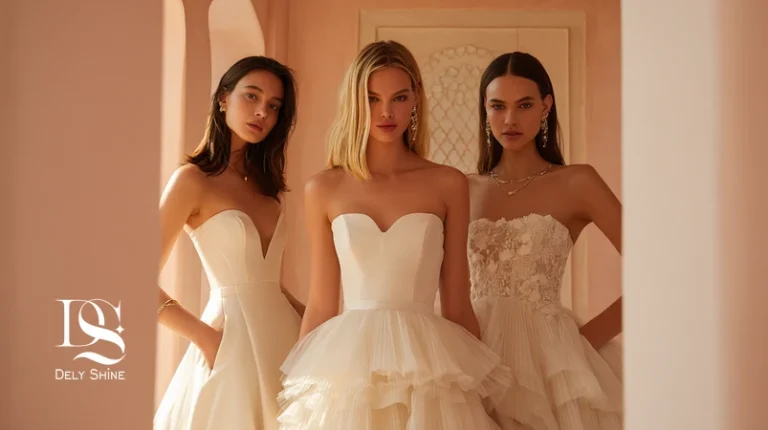 ترند لباس نامزدی ۲۰۲۶ از مینیمال تا شاهانه با پالت لطیف و جزئیات ظریف