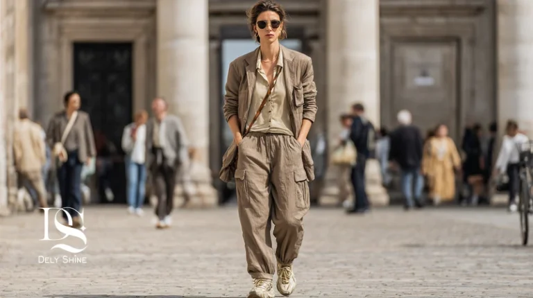 تصویر استایل خیابانی ۲۰۲۶ تهران و پاریس با سیلوئت ریلکس، پارچه‌های تنفسی، لایه‌چینی هوشمند و اکسسوری مینیمال
