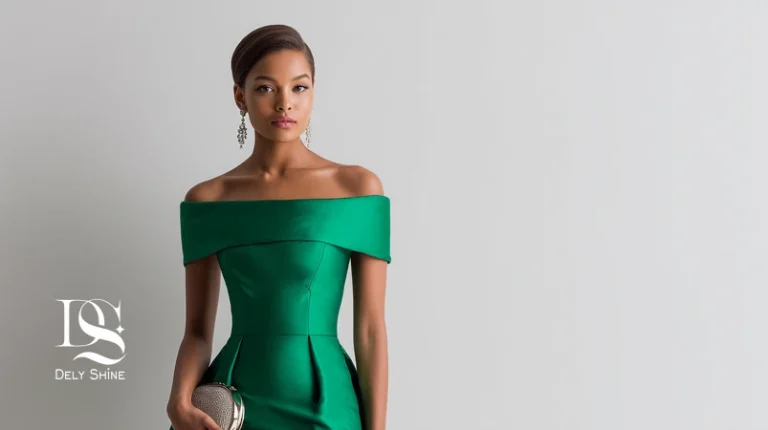 پیراهن مجلسی الهام‌گرفته از سلبریتی‌ها با سیلوئت مرمید و پارچه لوکس، مناسب انتخاب لباس مجلسی حرفه‌ای