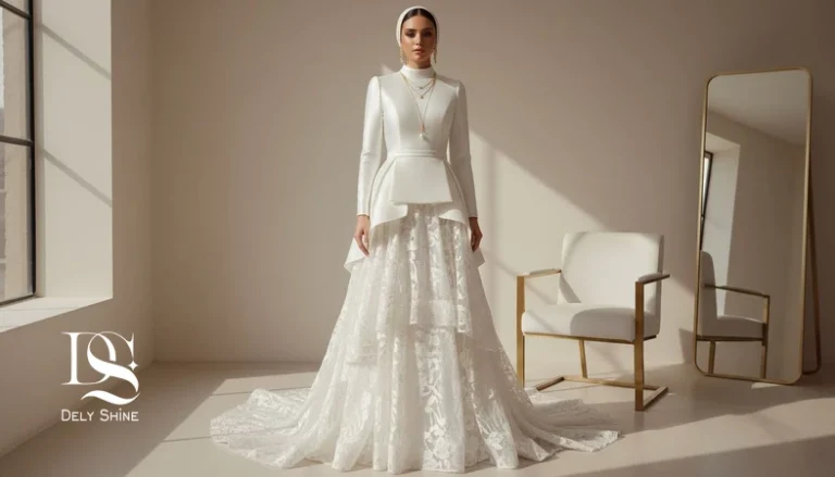 تعادل فرم، پارچه و بدن در انتخاب لباس عروس؛ نمایش فیت دقیق و بافت پارچه در استایل عروس مینیمال