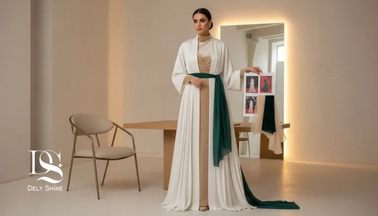 الهام گرفتن از استایل سلبریتی‌ها بدون کپی؛ نمایش انتخاب پالت رنگ، فرم لباس و جزئیات پارچه برای ساخت نسخه شخصی